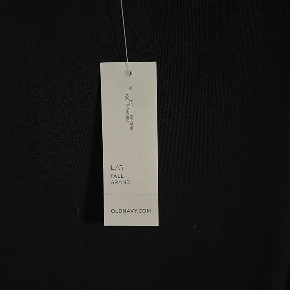 Old Navy size Large Tall Black - Picture 2 of 2